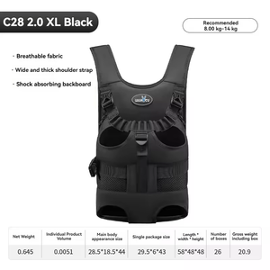 <span class=keywords><strong>Sac</strong></span> <span class=keywords><strong>à</strong></span> <span class=keywords><strong>dos</strong></span> portable écologique en polyester Oxford solide <span class=keywords><strong>pour</strong></span> chiens et chats, fermeture éclair, capacité de <span class=keywords><strong>5</strong></span> <span class=keywords><strong>kg</strong></span>, option de logo personnalisé - Animal de compagnie - Product Image 6