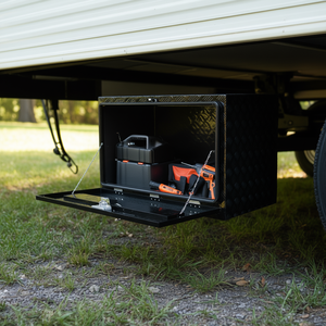 Boîte à outils sous châssis en aluminium 48 x 24 x 24, étanche, pour remorque et camping-car - Product Image 2