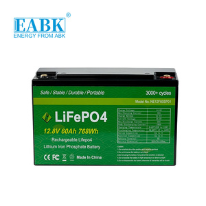La batería de litio de coche 12V 12V para empezar <span class=keywords><strong>60Ah</strong></span> peso súper ligero libre de mantenimiento de litio arranque coche LiFePO4 batería - Product Image 2