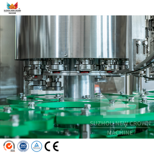 קולה מוגז קו ייצור משקה מוגז מכונת מילוי בקבוק ציוד לעיבוד סודה מזון ברמה אוטומטית - Product Image 5