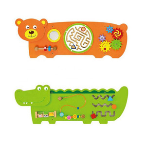 Jeu éducatif Montessori Panneau mural en bois Animaux Jouets muraux pour enfants - Product Image 3