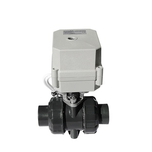 Válvula de bola eléctrica motorizada COVNA de 1 pulgada UPVC DC24V con doble unión y extremos de encaje, válvula de bola eléctrica mini de dos vías con ventana de 90 días - Product Image 5
