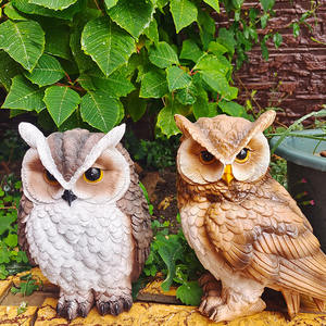 Милый орнамент совы, птицы, экологически чистые трансграничные изделия из смолы, лидер продаж, настольный декор для офисного исцеления и репеллента - Product Image 3
