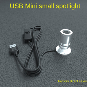 Mini <span class=keywords><strong>spot</strong></span> <span class=keywords><strong>LED</strong></span>, éclairage d'art, petit <span class=keywords><strong>spot</strong></span> d'accentuation pour peinture, images, plantes, bijoux, vitrine, présentoir de modèles, étagères - Product Image 5