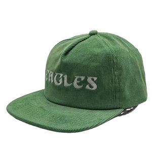 Gorras de Béisbol Personalizadas OEM con Logotipo Bordado en Corduroy, Estilo Dad Hat de 5 Paneles sin Estructura - Product Image 1
