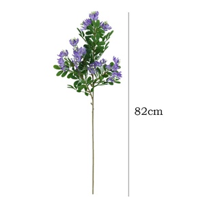 Flor Artificial Clásica de Tallo Único con 3 Ramas de Seda (Michelia/<span class=keywords><strong>Jacaranda</strong></span>/Crape Myrtle) para Boda con Aspecto de Alta Gama - Product Image 5