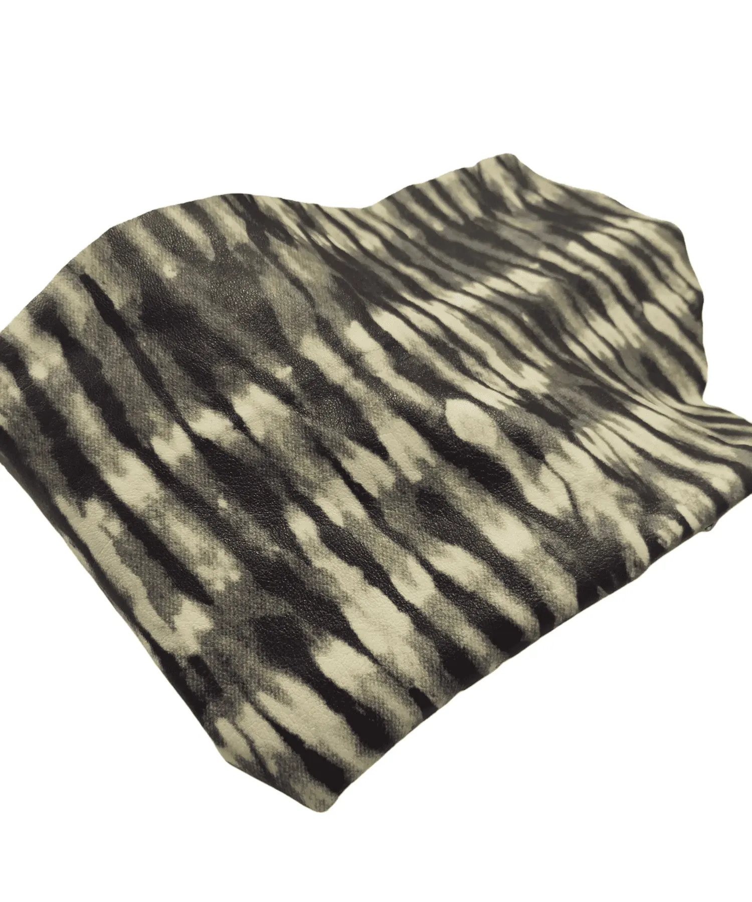 Piel de napa de cordero de cuero multicolor con estampado geométrico digital Tipo de gamuza Accesorios para prendas disponibles en diferentes colores