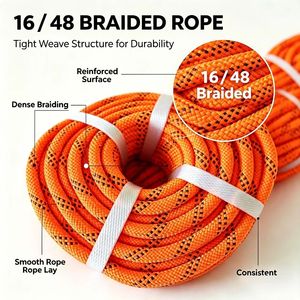 <span class=keywords><strong>Corde</strong></span> statique double tressée en nylon avec gaine PET pour l'arboriculture, l'escalade d'arbres, le tirage d'arbres, la manutention, la navigation et le levage - Product Image 2