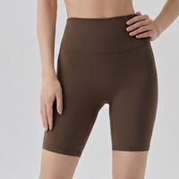 NCLAGEN Short de yoga taille haute pour femme, respirant, séchage rapide, effet ventre plat, compression, sans ligne T, rehaussement des hanches, style cycliste