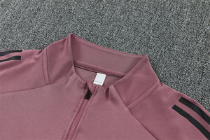 Uniforme de Entrenamiento de Secado Rápido con Media Cremallera y Estampado Otoño Invierno, Manga Corta, 25/26, Clubes Europeos de Madrid, Uniforme de Competición - Product Image 4