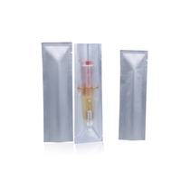 En stock et personnalisable, petit sachet en aluminium argenté transparent pour bâtonnets d'encens légers et parfumés, emballage pour bâtonnets d'encens