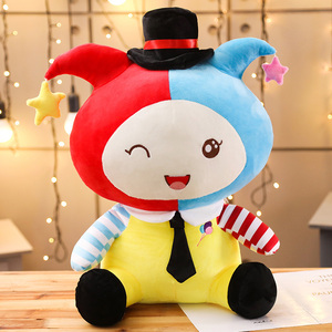 Peluche Clown Colorée Adorable avec Logo Personnalisé, Jouet Doux en Peluche Clown, Cadeaux pour Enfants, Fête, Décoration Maison - Product Image 6