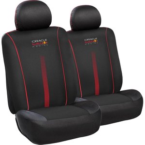 Set coprisedili 6 pezzi Powerbar nero/rosso - Product Image 1