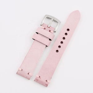 Bracelet en cuir ciré blanc épais de 4 mm, 20 mm/22 mm - Qualité Guangzhou, Vente chaude e-commerce transfrontalier, en stock - Product Image 2