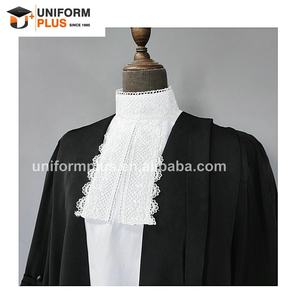 Traje Formal Profesional Tradicional para Tribunales, Uniforme Legal Ceremonial para <span class=keywords><strong>Jueces</strong></span>, Abogados, Defensores, Vestimenta de Túnica Negra - Product Image 4