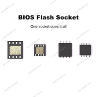 XZZ 4 en 1 BIOS SOP8/WSON8/QDFN8 1,27mm Paso 8*6 6*5mm adaptador para programador Universal