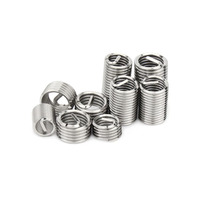 DIN8140 M10 2D Gewindepitch 1,5mm Vollgewindeter Rechtsgewinde-Einsatz aus 304 Edelstahl für Gewindereparatur