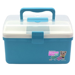 <b>Storage</b> <b>Box</b> Plastic Rectangle With Handle And Compartment For Food Or Medicine <b>Storage</b> - Product Image 5