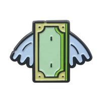 Conception personnalisée faite marque logo émail commerce métal alliage de zinc argent avion compagnie aérienne aile broche étiquette épinglette insigne emblème