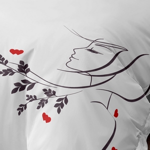 Conjuntos de Capa de Edredom de Algodão Personalizados com Logotipos Bordados para Hotel, Conjuntos de Roupa de Cama Bordada para Hotel, Tamanhos Solteiro, Queen e King - Product Image 6