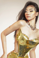 Top jupe sexy sans bretelles à sequins Robe de bal d'anniversaire Tenue de festival Ensemble 2 pièces Tenue de danseuse Robe de club de fête avec strass pour femmes
