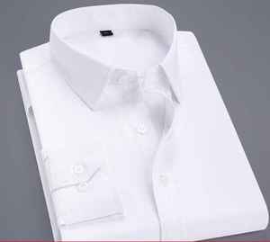 Manica Lunga da uomo Bianco Professionale Utensili da Uomo Primavera e in Autunno Nuova <span class=keywords><strong>Camicia</strong></span> di Affari di Fabbrica T-Shirt <span class=keywords><strong>Giacca</strong></span> Maglione - Product Image 2