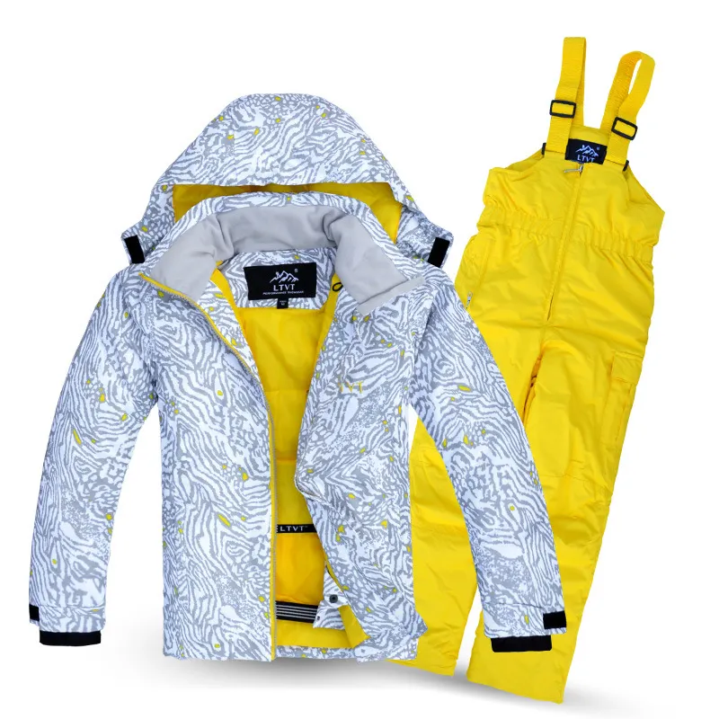 カスタムOemOdm子供用厚手防水・防風スキースーツキッズスキージャケット