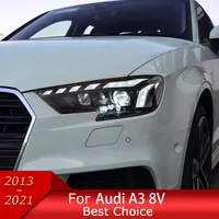 Feux de voiture pour Audi A3 2013-2021 S3 RS3 Berline Hayon, Ensemble de phares LED automatiques, Amélioration au design style RS5