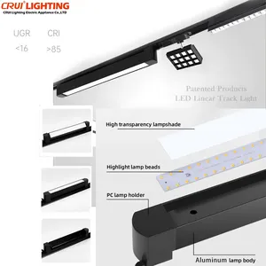 Popular Product Hotel Supermarket Mall Track Lights Ceiling System 40W Exhibition Light With CE ROHS