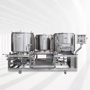 CARRY Personnaliser 3BBL 3.5BBL Équipement de brassage de bière jantes système de brassage à vendre brasserie industrielle-coût de l'équipement