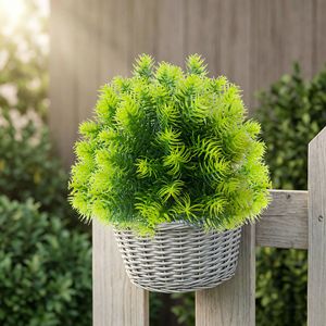 Plantes artificielles en <span class=keywords><strong>pot</strong></span>, fleurs artificielles, faux sapins de Noël, feuillage de pin et de <span class=keywords><strong>sapin</strong></span>, décorations de verdure en plastique, bonsaïs - Product Image 2