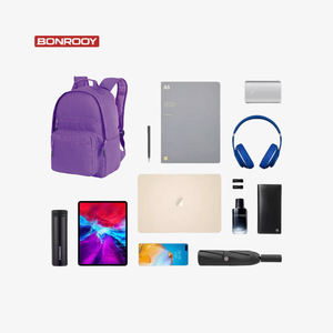 Высококачественный прочный водонепроницаемый полиэстеровый унисекс-рюкзак для старшеклассников с отделением для ноутбука и органайзером, большой вместимости - Product Image 4