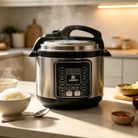 Autocuiseur Électrique Multifonctionnel 10-en-1 OEM 5L avec Panneau Portugais 1000W, Cuiseur à Riz sous Pression, Panela de Pressão Elétrica