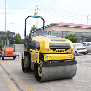 3 टन कुबोटा इंजन ब्रांड डबल ड्रम डीजल पूरी तरह से हाइड्रोलिक प्रकार के सड़क रोलर कंपन कम्पेक्टर - Product Image 2