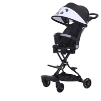 Poussette pliable de bonne qualité avec quatre roues