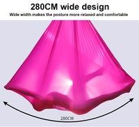 Ensemble de hamac de Yoga en Nylon de qualité professionnelle de Fitness préalable 5.5M balançoire de Yoga aérienne Kit de suspension de Yoga d'air à domicile Fitness haut de gamme