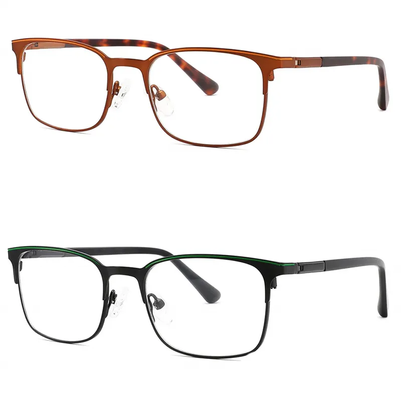 ใหม่ล่าสุดสแตนเลสสตีลแว่นตาเด็กโลหะ 180 องศาพร้อมบานพับสปริงแว่นตา 2024 แว่นตาคุณภาพดีที่สุด
