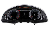 Tableau de bord de voiture avec écran LCD de 12,3 pouces pour Audi R8 2007-2015, tableau de bord numérique, cockpit virtuel, panneau GPS, groupe d'instruments
