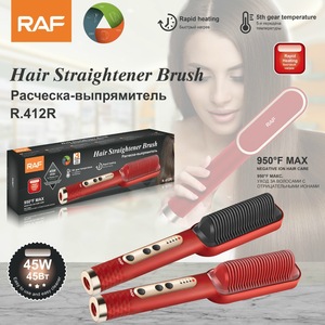 USB PTC Electric Hair Straightener with LED Display Negative Ion Technology Easy-to-Use Household Hair Styling Comb - Product Image 6