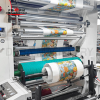 Mesin Cetak Flexographic Kecepatan Tinggi untuk Kain Non Woven 6 Warna Mesin Cetak Flexo untuk Kantong Plastik