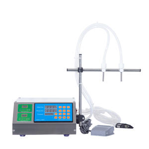 เครื่องบรรจุของเหลวแบบกึ่งอัตโนมัติสองหัว ปั๊มไฟฟ้า 380V ความแม่นยำสูง สำหรับบรรจุขวด สายการผลิตสบู่ - Product Image 3