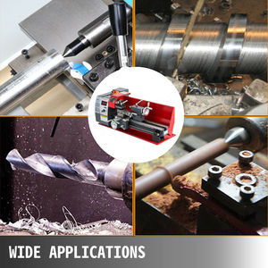 Nouveau 750W Mini Tour Horizontal Machine Numérique RPM Banc Top Medium Duty Metal Tool Equipment - Product Image 4