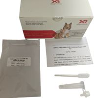 Kit de test rapide d'antigène CHW haute sensibilité, bandelette de test d'antigène CHW pour animaux, bandelette de diagnostic de maladie pour la détection en clinique vétérinaire