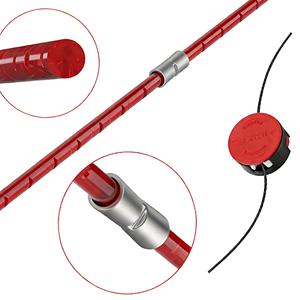 Fil de coupe torsadé carré noir de 3,5 mm pour tondeuse robotisée, lot de 10, pièce de rechange F016800181, pour ART 26 Combitri - Product Image 4