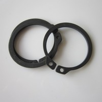 UNI7435 23mm Steel Retaining Ring & Circlip (DIN471 Standard) Industrial Black Finish 47-54 HRC Hardness Retaining Washers