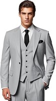 Costume de mariage pour homme en 3 pièces, costume de marié formel, smoking, costume de soirée, costume masculin tendance, ensemble de vêtements pour homme, veste à revers en pointe, pantalon, gilet