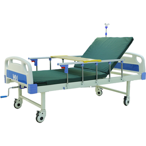 Lit <span class=keywords><strong>médical</strong></span> manuel HOCHEY MEDICAL, économique, réglable, équipement hospitalier, lit patient à commande monomanuelle, fonction simple. - Product Image 1