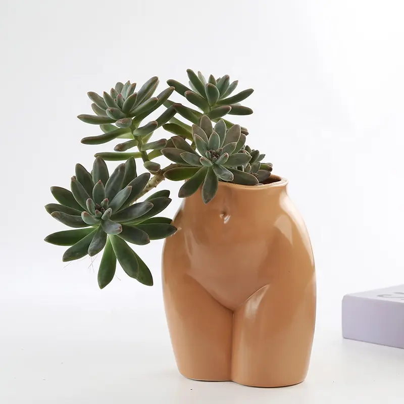 Female Body Vase Butt Planter for Boho Home Decor,Booty Flower Vases Plant Pot Female Form for Home Decor Indoor & Outdoor