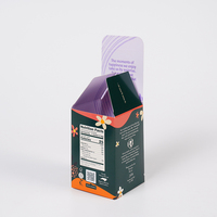 Boîte d'emballage en papier avec logo recyclable personnalisable pour les marques de beauté durables