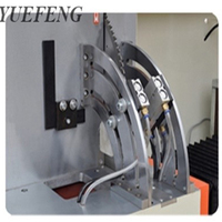 Scie à découper CNC - Découpe de connecteurs d'angle de fenêtre en aluminium à haute efficacité (comptage automatique + mémoire de panne de courant)